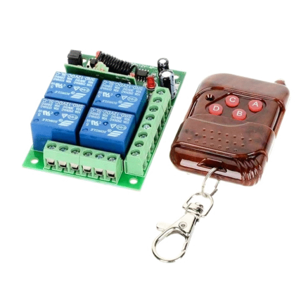 4 channel rf remote control kit
