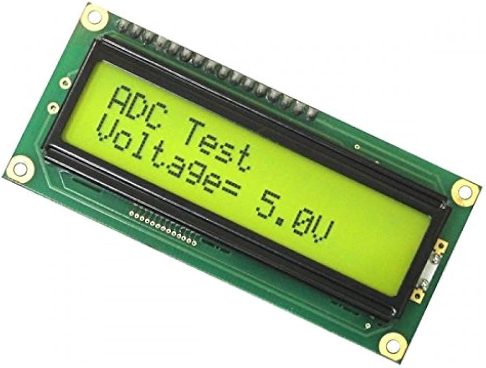 JHD162A 16x2 LCD Display Yellow/Green color